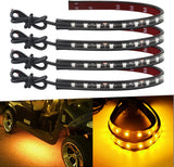 Keiurot 12V LED Light Strip – Safer Marine Bow & Stern Visibility Light, IP67 Low-Heat 4-Pack