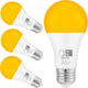 Amber Yellow Bug Light - A19 - 4 Pack