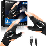 LumeFlex Hands-Free LED Gloves – Unique Christmas Stocking Stuffer for Men, Practical Gift for Grandpa
