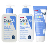 CeraVe Baby Care Bundle – 3-Step Bath Routine for Safe, Healthy Infant Skin at Home