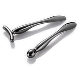 Ancodo Under-Eye Massage Tool Set – Two-Piece Minimalist Kit With a Single Rectangular Storage Case