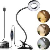 [Brand Name] Slim Gooseneck Lamp – Minimalist Home Office Accent Light, Understated Black Clamp Design