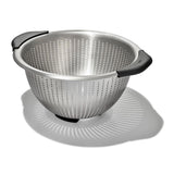 OXO Good Grips Stainless Steel Colander – Prep Station Partner, Stable Sink Strainer for Rinsing Grains in Bulk