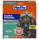 Hefty Ultra Strong 30 Gallon Bags – Reliable Drawstring Liners for Home, Basement, and Mudroom Cleanup