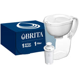 Brita Fridge-Friendly Filter Water Pitcher – Less-Is-More Hydration for Neutral Tones, Capsule Kitchens, and Restrained Spaces