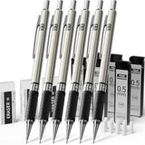 Mechanical Pencil Bundle for High Schoolers – Homework Kit with 360 Leads and Eraser Refills in Travel Case