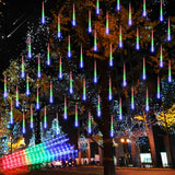 Aluan Cascading Snowfall Lights – Holiday Gift for the Friend Who Has Everything, Packed with Four Color Choices