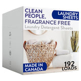 The Clean People Laundry Detergent Sheets – Portable Laundry Detergent for Dorm Rooms and Road Trips