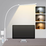 Long Goose-Neck Desk Light – Clamp Mount Task Lamp for Drafting, Reading & Computer Work