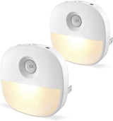 Lyridz Plug-in Night Light – Fall Prevention for Elderly on Stairs and Hallways, Motion Activated Warm Glow