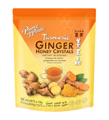 Prince of Peace Instant Ginger Honey Crystals with Turmeric – Single-Serve Sachets for Intentional Counter Spaces