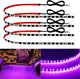 Pink Led Strip 24" Connectable