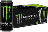 Monster Green Original 16oz Energy 15-Pack – Tough Aluminum Cans for Truck Cabs and Outdoor Adventures