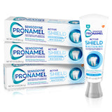 Sensodyne Pronamel Active Shield Whitening Toothpaste, Cool Mint – Birthday Gift for Mom Who Values Enamel Health, 3.4 oz (Pack of 3)