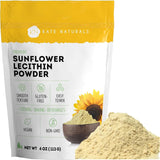 Kate Naturals Sunflower Lecithin Powder – Allergy-Safe Soy Substitute for Family Baking and Cooking