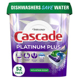Cascade Platinum Plus Dishwasher ActionPacs for Camping and Travel Kitchens, Compact Single-Dose Dish Detergent