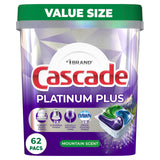 Cascade Platinum Plus Dishwasher ActionPacs for Camping and Travel Kitchens, Compact Single-Dose Dish Detergent