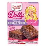 Duncan Hines Dolly Parton Brownie Mix Fabulously Double Fudge – Collectible Birthday Gift for Mom Who Loves Baking, 17.6 oz