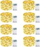 Warm White - 8 pack 50 LED