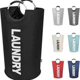 DOKEHOM Collapsible Laundry Hamper – Minimalist Bedroom Storage, Foldable Clothes Basket for Small Spaces