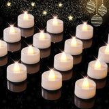 BEICHI Battery Operated Votive Candles – Elegant Wedding Shower and Bridal Gift for the Bride-to-Be, Pack of 24 Ivory