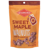 Diamond of California Sweet Maple Walnuts 4 oz – Mindful Office Snack for Plant-Based Protein