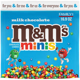 M&M'S MINIS Milk Chocolate Mini Candies – Bright Pop of Color for Pantry Jars and Buffet Tables, 16.9 oz Resealable
