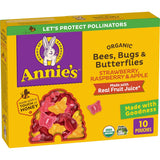 Annie's Organic Fruit Tape Swirly Strawberry – Preschool Snack for Kids, 6 Rolls of Vegan Fruit Flavored Tape Snacks