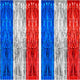 Blue, Silver and Red