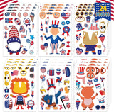 WATINC Pumpkin Face Stickers for Kids – 24 Sheet Make-a-Face Halloween Craft Set for Playroom and Kids Bedroom