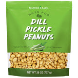 Nature's Eats Dill Pickle Peanuts 26oz – Shelf-Stable Family Snack for Game Rooms, Playrooms, and Snack Drawers