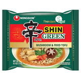 Nongshim Shin Green Vegan Ramen – Quick Plant-Based Noodle Soup for Focused Study Sessions in the Dorm