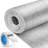 48 in x 10 ft Reflective Foil Roll – All-Weather Window Cover for Sunroom, Patio and Garden Shed
