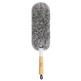 MR.SIGA Bamboo Handle Duster – Lightweight 130 g Tool for Fatigue-Free, Joint-Friendly Cleaning