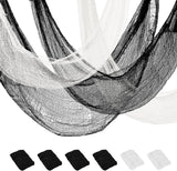 Creepy Cloth Polyester Cotton Gauze – Reusable Halloween Decor for Fireplace Mantel and Bookshelf Styling