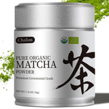 Chaism Ceremonial Matcha Green Tea – Sustained Focus Brew for Home Office and Remote Work Desk, 1.76oz