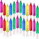 Red, Yellow, Green, Blue, Purple