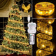 33Ft 100 LED - Gold Ribbon/10m Warm