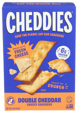 Cheddies Double Cheddar Cracker 4.2 oz – Portable Crunch for Park Days and Field Trips