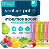 Venture Pal Electrolyte Powder Variety Pack – Mindful Hydration Companion for Bath, Yoga & Wind-Down Evenings, Keto Friendly