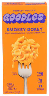Goodles Smokey Dokey Mac & Cheese – After-School Snack for Teens, 6 oz Single-Serve