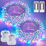 JMEXSUSS Travel Ready Battery String Lights – 66ft Total Length for Road Trip, Tailgate, and Open Air Entertaining Anywhere
