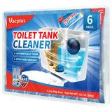Vacplus Toilet Tank Cleaner - 6 Pack Automatic Cleaning Tablets That Keep Your Family Bathroom Photo-Ready