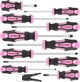 10-Piece Screwdrivers Set (Pink)