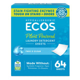 ECOS Dissolvable Laundry Detergent Sheets – No Spill Travel Laundry for Dorm Hostel and Outdoor Adventures