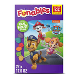 Funables Fruity Snacks PAW Patrol Gummies – School Lunchbox Snack for Kids, 22 Individually Wrapped 0.8 oz Pouches