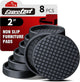 8pcs Round Black - 2"