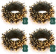 Green Wire 4 Pack - Warm White