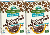 Cascadian Farm Brownie Crunch Cereal – Guilt-Free Crunchy Treat for the Meal Prep Counter, Organic Brownie Cereal