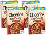 Cheerios Oat Crunch Cinnamon Breakfast Cereal, Made with Whole Grain – Trusted General Mills Family Cereal for the Kids' Breakfast Table, 24 oz